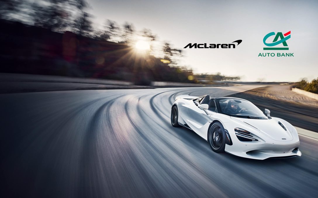 CA Auto Bank et McLaren Automotive :
annoncent un nouvel accord pour McLaren Financial Services.