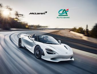 CA Auto Bank et McLaren Automotive :
annoncent un nouvel accord pour McLaren Financial Services.